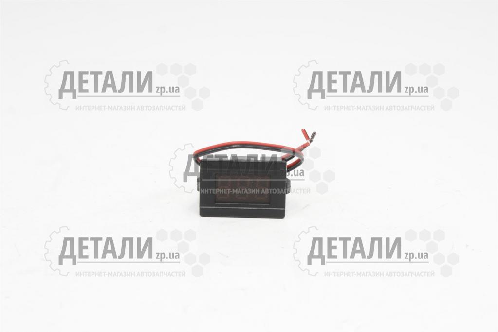 Вольтметр с проводом 6-12-24 V (3 знака) врезной Зоря