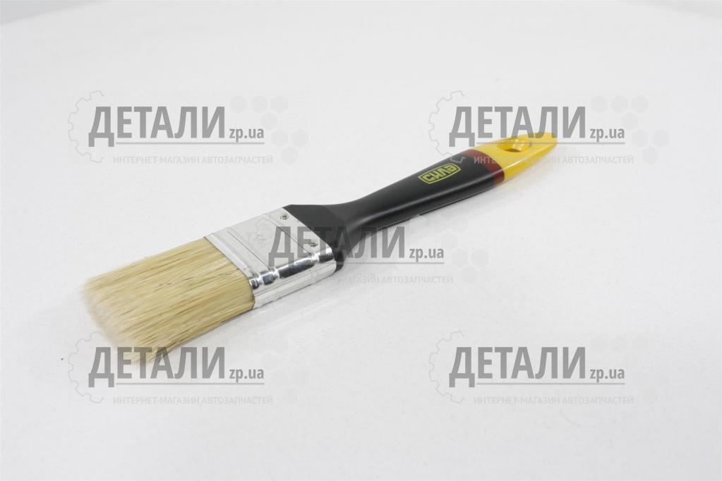 Пензель малярський плоский мікс майстер 38мм СИЛА